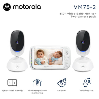 Motorola VM75-2 video baby monitor, 2 cameras, image 5